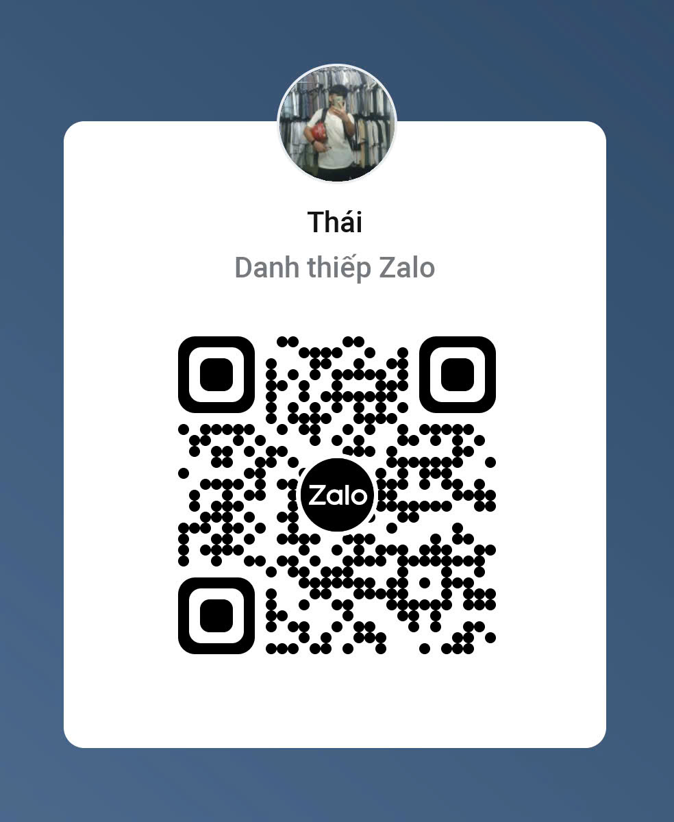 Mã QR Zalo Thái để liên hệ